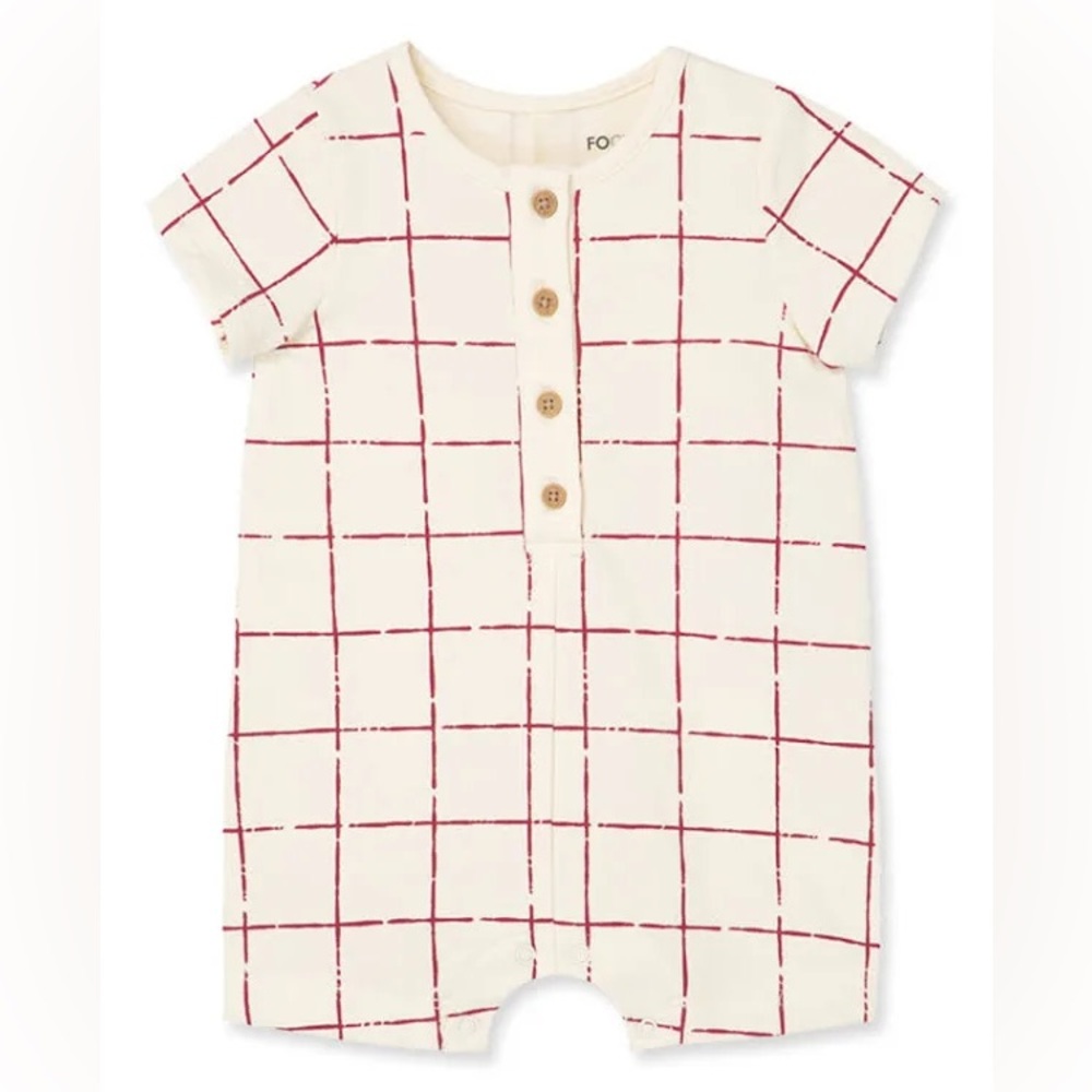 FOCUS KIDS Homegrown Check Romper